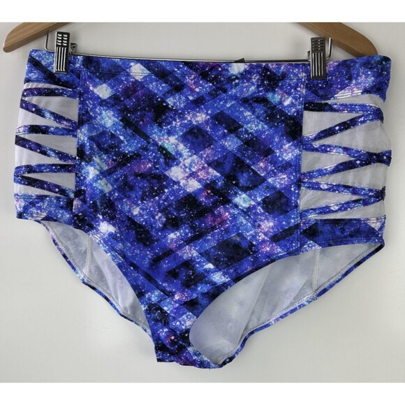 Torrid Bikini Set 2-Piece Geo Swimsuit Galaxy Space Print Women's Plus Size 1 1X - Picture 16 of 16